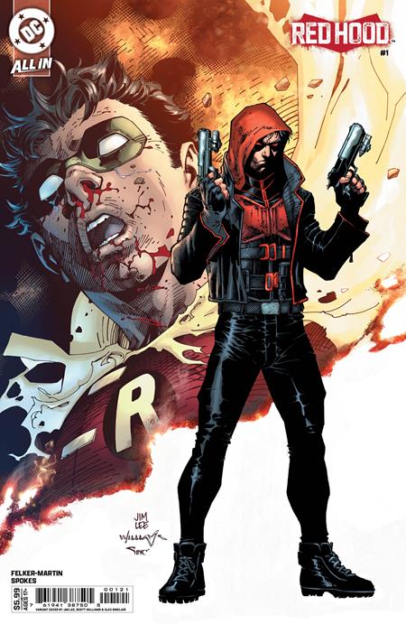 RED HOOD #1 CVR B JIM LEE CARD STOCK VAR (MR) (FOC Date: 2025-08-18)