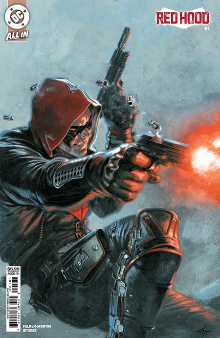 RED HOOD #1 CVR E GABRIELE DELL OTTO GOTHAM CARD STOCK VAR (MR) (FOC Date: 2025-08-18)