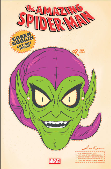 AMAZING SPIDER-MAN #12 RETRO HALLOWEEN MASK VARIANT (FOC Date: 2025-08-18)