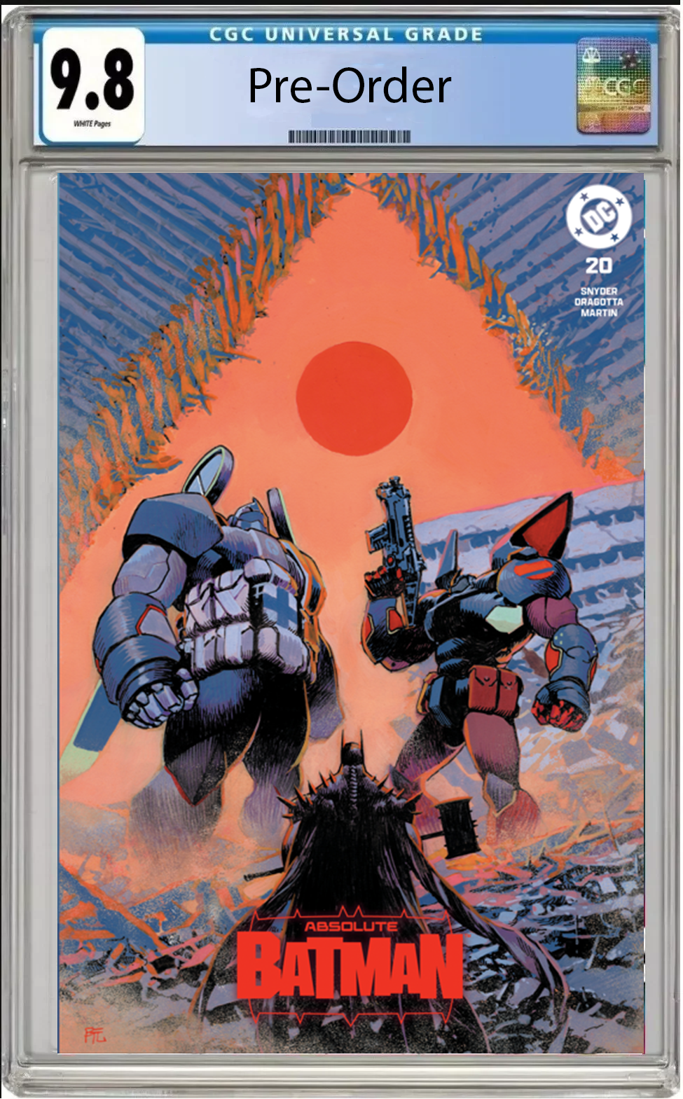 CGC 9.8 - ABSOLUTE BATMAN #20 EXCLUSIVE SPOT FOIL -Dike Ruan - Ltd