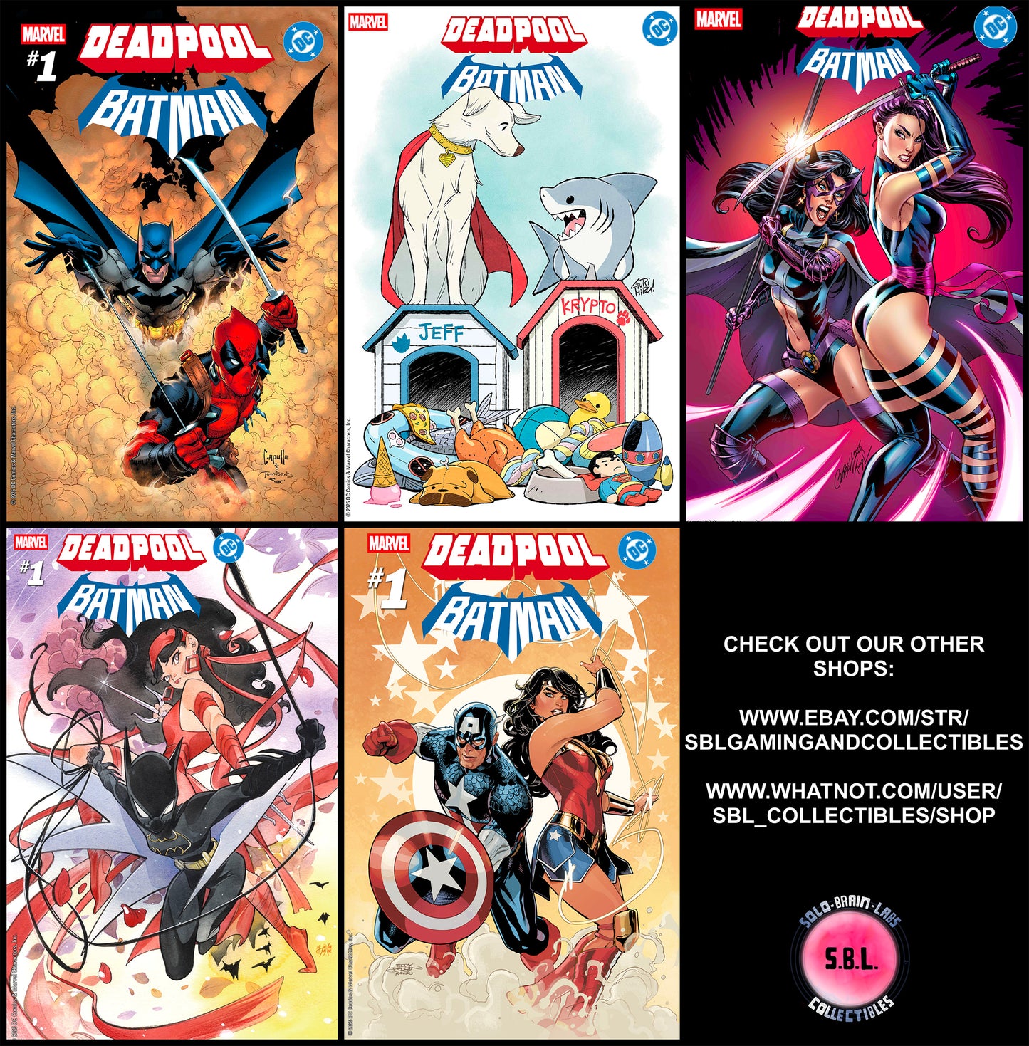Marvel/DC: Deadpool/Batman #1