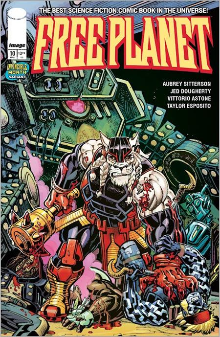 FREE PLANET #10 CVR C JED DOUGHERTY INVINCIBLE TEAM UP VAR [FOC Date: 2026-02-16]