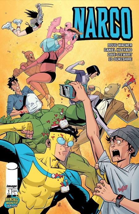 NARCO #1 (OF 5) CVR D DANIEL HILLYARD & DAVE STEWART INVINCIBLE TEAM UP VAR [FOC Date: 2026-02-09]