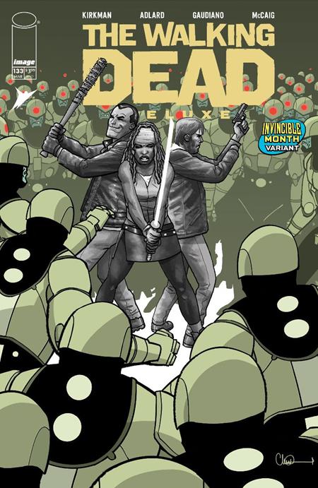 WALKING DEAD DELUXE #133 CVR E DAVID FINCH & DAVE MCCAIG INVINCIBLE TEAM UP VAR (MR) [FOC Date: 2026-02-23]