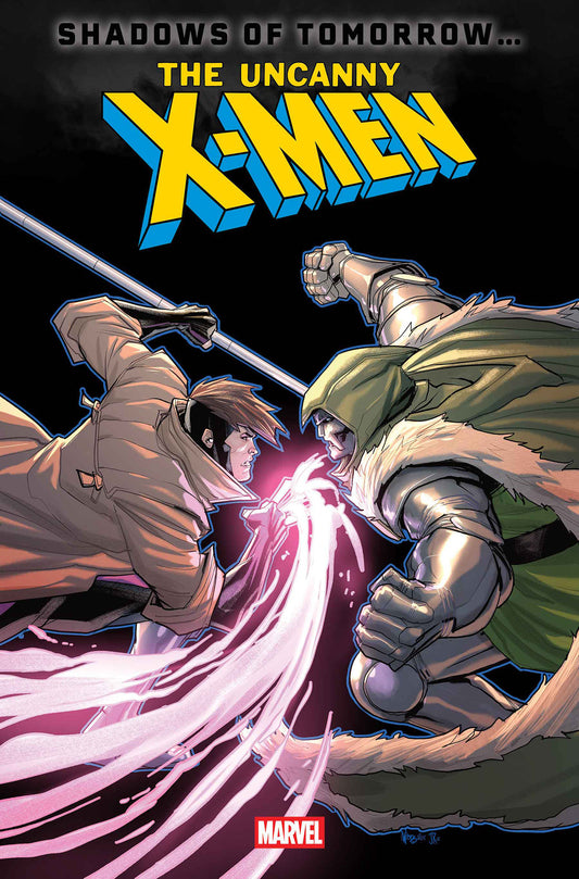 UNCANNY X-MEN #25 PETE WOODS DOOM HOMAGE VARIANT FOC Date: 2026-02-23]