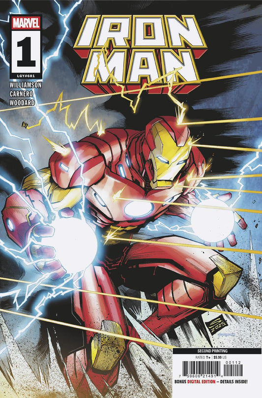 IRON MAN #1 GERARDO SANDOVAL 2ND PRINTING VARIANT [FOC Date: 2026-02-09]