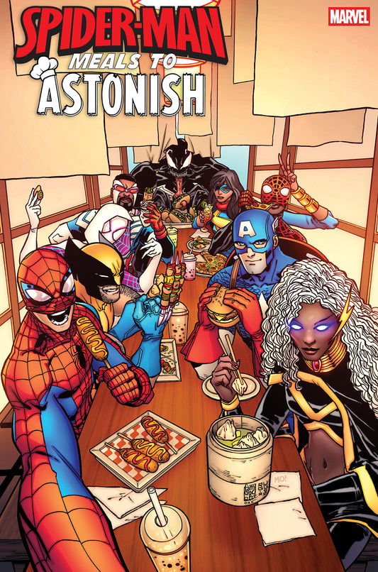 SPIDER-MAN: MEALS TO ASTONISH #1 GIUSEPPE CAMUNCOLI VARIANT [FOC Date: 2026-02-09]