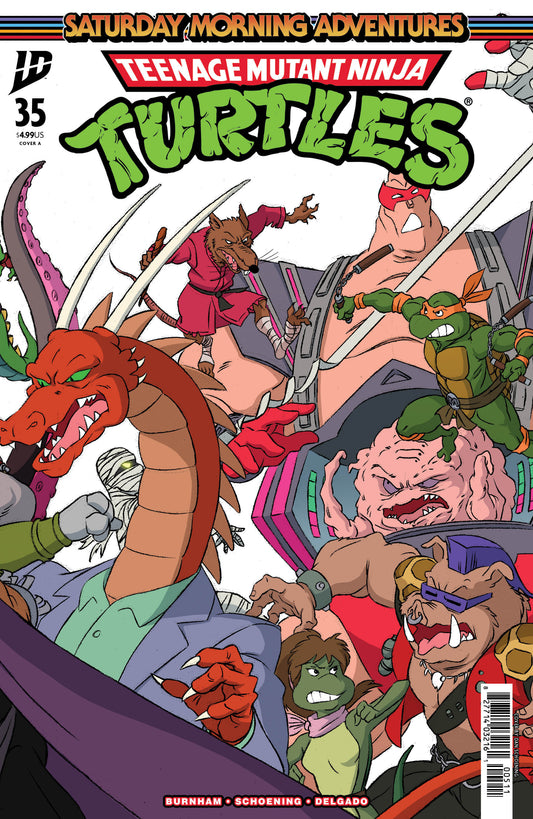 Teenage Mutant Ninja Turtles: Saturday Morning Adventures #35 Cover A (Schoening Connecting Cover Set) [FOC Date: 2026-02-16]
