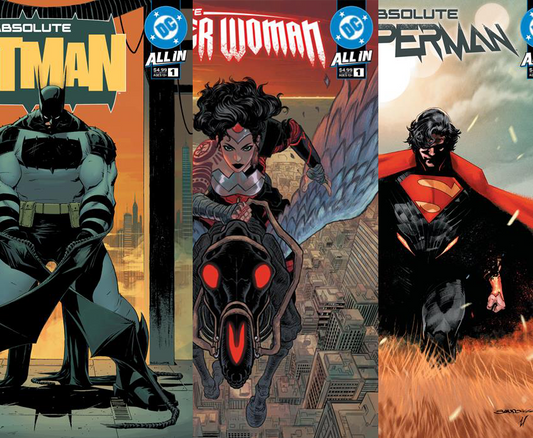 Absolute Batman/WW/Superman 1 CVR A Set + DC All In (1st Cameos) - Bundle - NM