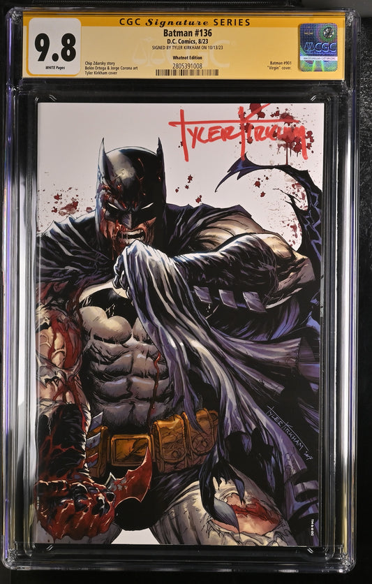 CGC 9.8 - Batman #136 - Signed Tyler Kirkham