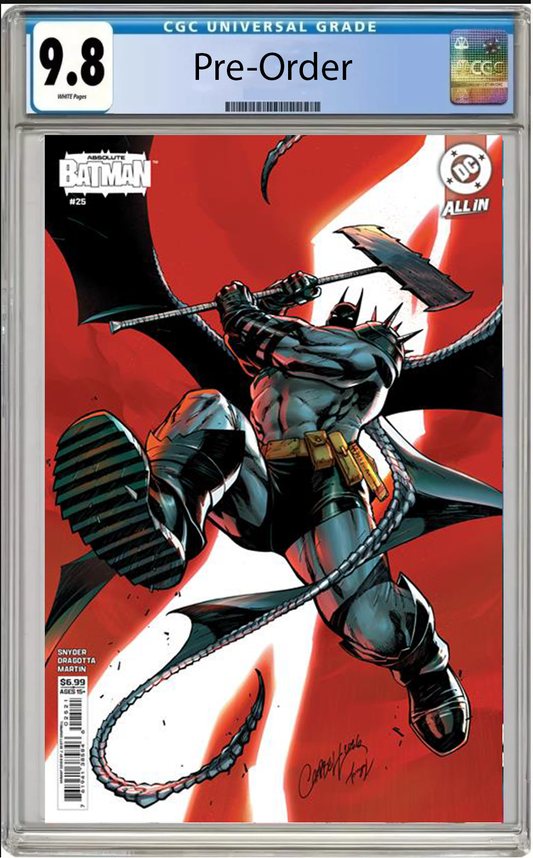 CGC 9.8 - ABSOLUTE BATMAN #25 CVR B J SCOTT CAMPBELL CARD STOCK VAR [FOC Date - 2026-09-28]