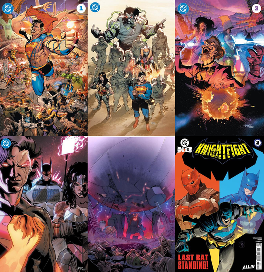 DC KO #1-5 (Acetate Set) + Knightfight #3 Cover A
