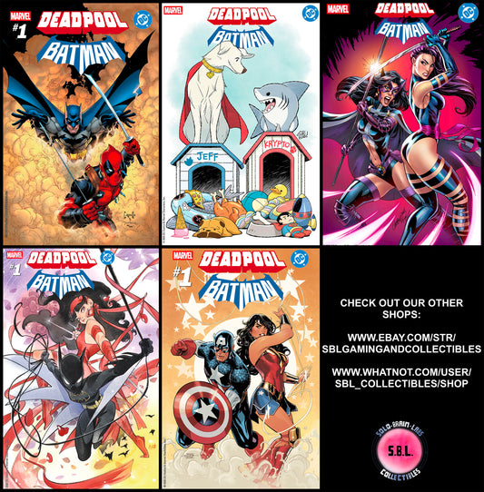 Marvel/DC: Deadpool/Batman #1 - 6 Comics - CVR A, 1:25, 1:50, FOIL, HOMAGE - NM